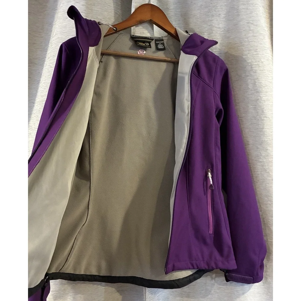 Mountain Hardwear Women's Size Small Purple Fleece Jacket‎ Full Zip Pockets